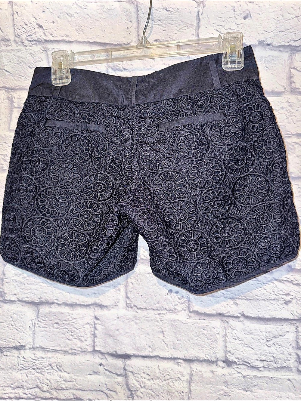 The Limited Floral High Waist Shorts in Blue Like New